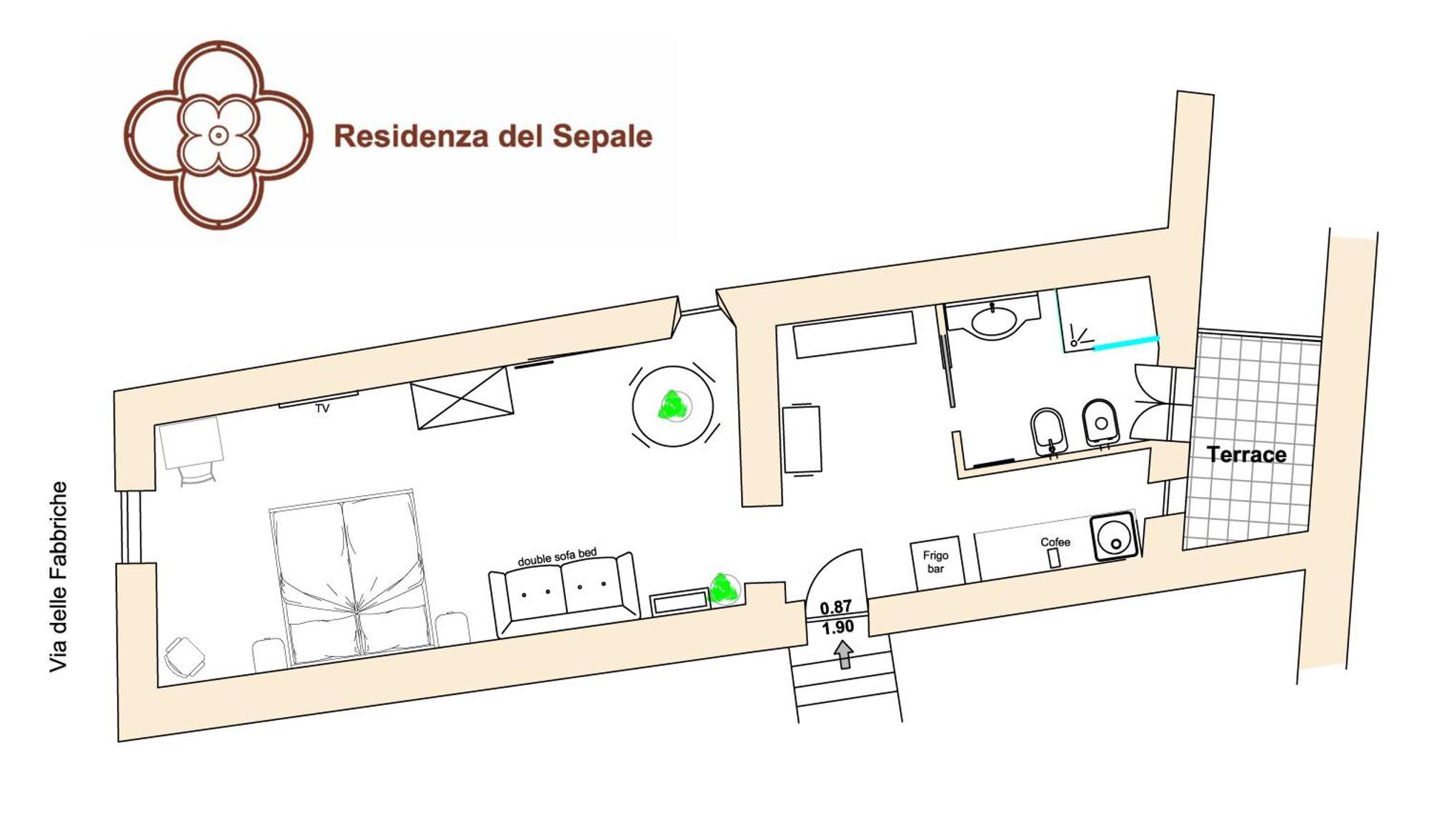 Residenza Del Sepale Appartement Viterbo Buitenkant foto